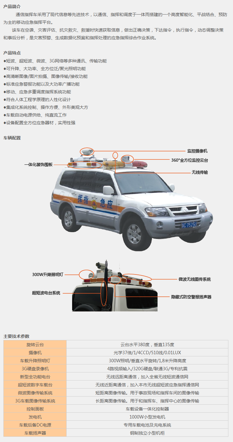 通信指揮車